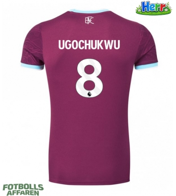 Burnley Lesley Ugochukwu #8 Hemmatröja 2025-26 Kortärmad